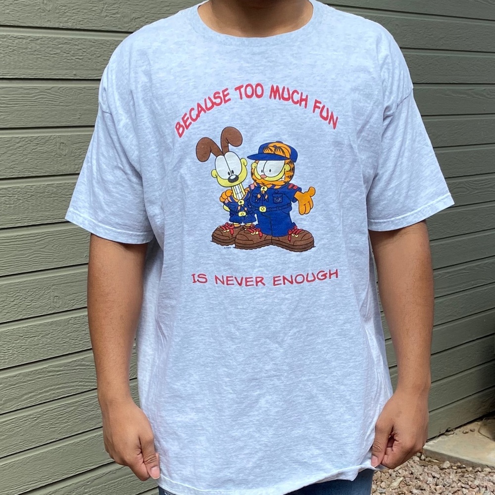 Garfield With a Funny Graphic Tee